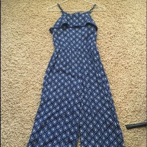 Chrokee™️ Girls Navy Blue Romper